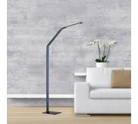 Fischer & Honsel Lampada a Stelo Geri, LED, Nero, Alluminio, 133 cm