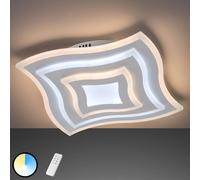 FISCHER & HONSEL Gorden Plafoniera LED con telecomando, cornice FISCHER & HONSEL