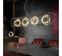 FISCHER & HONSEL Gisi lampada a sospensione LED 4 luci con CCT, 60606, Living; Gisi [Lampade per Interni > Lampade a Sospensione]