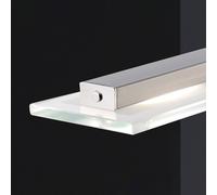 FISCHER & HONSEL Lampada LED a sospensione Tenso, nichel, 64 cm, metallo, CCT, dimmer FISCHER & HONSEL