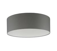 FISCHER & HONSEL Paralume per HV-Track 4, Ø 40 cm chintz grigio FISCHER & HONSEL