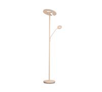 FISCHER & HONSEL Piantana LED Dent, color sabbia, 180 cm, metallo, CCT a 2 luci. FISCHER & HONSEL