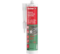 Fischer KD ULTRA 60 Bianco, Sigillante Adesivo Extra Forte MS Polimerico - Resistente agli Agenti Atmosferici, Colla Multimateriale, per Interni ed Esterni, Verniciabile e Levigabile - 290 ml
