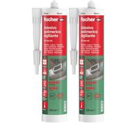Fischer KD ULTRA 60 Bianco, Adesivo Polimerico Sigillante, Colla MS Extra Forte Resistente agli Agenti Atmosferici, per Giunzioni Resistenti nel Tempo Soggette a Movimento, per Esterni e Interni