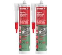 Fischer KD ULTRA 60 Grigio, Adesivo Polimerico Sigillante, Colla MS Extra Forte Resistente agli Agenti Atmosferici, per Giunzioni Resistenti nel Tempo Soggette a Movimento, per Esterni e Interni