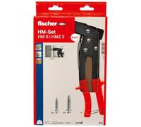 fischer - Kit composto da una pinza e 40 tasselli metallici per corpo cavo HM