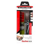 fischer - Kit di sigillatura composto da 1 cartuccia FIS HT II da 300 ml, 1 punta per iniezione, 4 setacci, 4 aste filettate, 4 rondelle e 4 dadi
