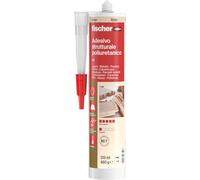 Fischer KK Colla Adesivo Strutturale di Montaggio Resistente all'Acqua, per Mobili, Legno, Serramenti, PVC, Pietra, Calcestruzzo e Cartongesso