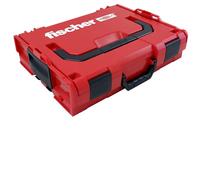 Fischer L-BOXX FLB 102 Valigetta Porta Attrezzi Impilabile e Agganciabile, Cassetta Utensili Espandibile, Vuota, Compatibile per Sortimo, 508136