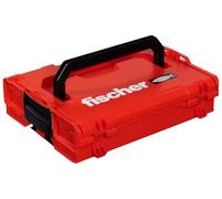 Fischer L-BOXX FLB 102 Valigetta Porta Attrezzi Impilabile e Agganciabile, Cassetta Utensili Espandibile, Vuota, Compatibile per Sortimo, 508136