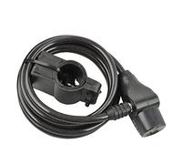 FISCHER FAHRRAD 85849 Lucchetto a cavo Nero Lucchetto a chiave