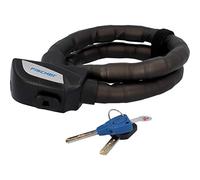 Fischer 85861, Bicicletta 85861-Serratura a Catenella, Colore: Nero Unisex-Adulto, 90 cm
