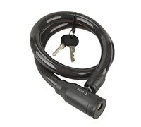 FISCHER FAHRRAD 85848 Lucchetto a cavo Nero Lucchetto a chiave