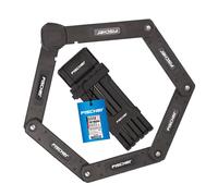 Fischer Schloss, Lucchetto Pieghevole Unisex-Adulto, Nero, 85c m