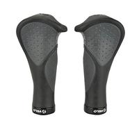 Fischer Manopole ergonomiche per Manubrio della Bicicletta, Colore Nero