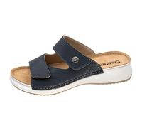 Fischer Markenschuh Emma, Sandali con Zeppa Donna, Blu, 40 EU