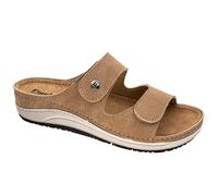Fischer Markenschuh Jessica, Sandali con Zeppa Donna, Beige, 41 EU