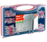 fischer Meister-Box XL vecchio, set di viti da 280 pezzi, diametro 6-10 mm, lunghezza 30-80 mm, per fai da te e professionisti, tasselli universali DuoPower, ideali per pareti e superfici in vecchi