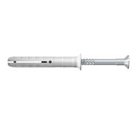 6mm x 40mm N-S Nylon Hammerfix Viti, 50 Confezione - FISCHER FIXINGS