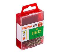 Fischer Power-Fast, 2,5 x 12, senkkop fopf VG PZ Box, zincate tramite galvanizzazione, 653917