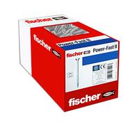 Unbekannt 200 Viti per truciolato Power-Fast II 3,0 x 40, Testa Svasata con Stella Interna TX Filettatura parziale zincata Tramite galvanizzazione, Blu passivato (Art. n. 670018) di Fischer