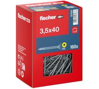 fischer PowerFast II Chipboard Screw 3.5 x 40 Countersunk Head PZ2 GVZ 160