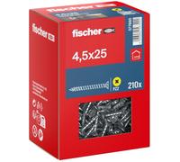 fischer PowerFast II Chipboard Screw 4.5 x 25 Countersunk Head PZ2 GVZ 210