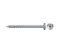 fischer PowerFast II - Vite per truciolato PTF 3,5 x 20 (200 pezzi) completamente filettata, testa piatta con stella interna, vite per lavorazione del legno, riduce la resistenza alle viti e il tempo