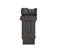 FISCHER PROTEC FN110 - Lucchetto pieghevole per bicicletta, con combinazione a 4 velocità, per 10.000 combinazioni, 110 cm, colore: Nero