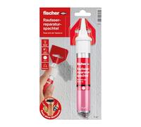 fischer RAUFASER - Spatola per riparazione, 70 ml, mastice con grana ruvida per crepe e fori, massa per riparare pareti rivestite ruvida, stucco di riparazione in bianco antico