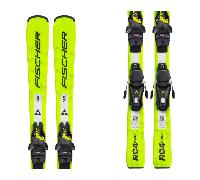 Fischer Rc4 Race + Fs7 Gw Ca 78 [h] Junior Alpine Skis Pack Giallo 130 Bambino,Bambina