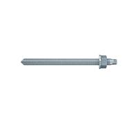 Fischer RG M 12 x 180 gvz in acciaio zincato grado 5.8,10 pezzi, colore: Grigio, 512248