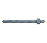 Fischer Tassello RGM mm 12x160,barra acciaio per ancoranti chimici,Barra filettata in acciaio con dado e rosetta, 10 pezzi per confezione, 50258, Acciaio 5.8