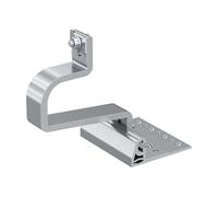 Fischer RH 40-52 VB AL 10x Ganci in Alluminio per Tetti di Tegole, 3 Regolazioni, Innesto Verticale, per Profili Pannelli Solari Fotovoltaici, 571746