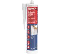 Fischer SA Flex Trasparente, Sigillante Acrilico Flessibile