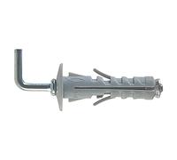 Fischer SB 12 Tasselli con Gancio Medio | 100 Pezzi | Ø12mm | per Mobili Pensili, Tende, Accessori Bagno, Lampade