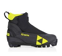 Scarponi da sci di fondo per bambini Fischer XJ Sprint nero/giallo (40 EU)