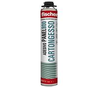 Fischer Schiuma Poliuretanica Cartongesso PANEL 800 ml per Pistola, per Incollaggio di Pannelli, Isolanti EPS, XPS e Materiali Sintetici, Lana Minerale, Bianco, 561106