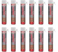 12 PZ FISCHER SCHIUMA POLIURETANICA ESPANSA PER TEGOLE COPPI PU T MANUALE 750ML