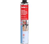 Fischer Schiuma Poliuretanica Professionale PUP 750 per Pistola, Resistente alla Pressione e al Fuoco B2, Riempitiva, Isolante, Sigillante, Espansa, 9292