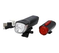 Fischer - Set di illuminazione a LED, con lampada da pavimento a 360° per una maggiore visibilità e protezione