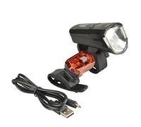 Fischer Set di luci a LED 30/15 Lux, Nero, 85344, Taglia Unica