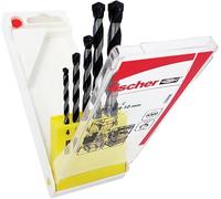 Fischer Set Punte Trapano D-C Professionali da Muro SDX Misure 4-5-6-8-10 mm Pun