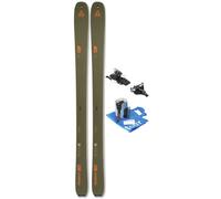 Fischer Set Transalp 98 CTI: sci da scialpinismo+attacco+pelli 162 Green unisex