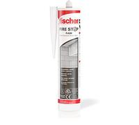 Fischer Sigillante Acrilico Intumescente FireStop FiAM 310 Bianco, Protezione al Fuoco, Elastico per Calcestruzzo, Legno, Cartongesso, Muratura, Uso Interno, 53011