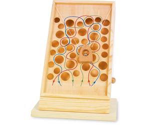 Fischer Small Foot Climbing Game Made of Wood with Marked Paths, Motor Skills To