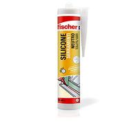 Fischer SNF Silicone Sigillante Legno Grigio, Pavimenti e Finestre, Neutro a Basso Modulo, Elastico, per Serramenti, Porte, Infissi, Inodore, Esterno/Interno, 9374