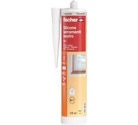 FISCHER: 6x FLACONI SILICONE SNF-TRASPARENTE-ANTI MUFFA- 310 ml- Art. 09391