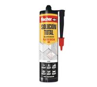 fischer - Soluzione piatto doccia, applicabile con pistola in silicone, caratteristiche avanzate rispetto al silicone bianco, offre un rivestimento impermeabile definitivo. Bianco (290 ml.)