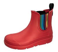 Fischer Stivaletti da Donna 201032, Numero:38 EU, Colore:Rosso